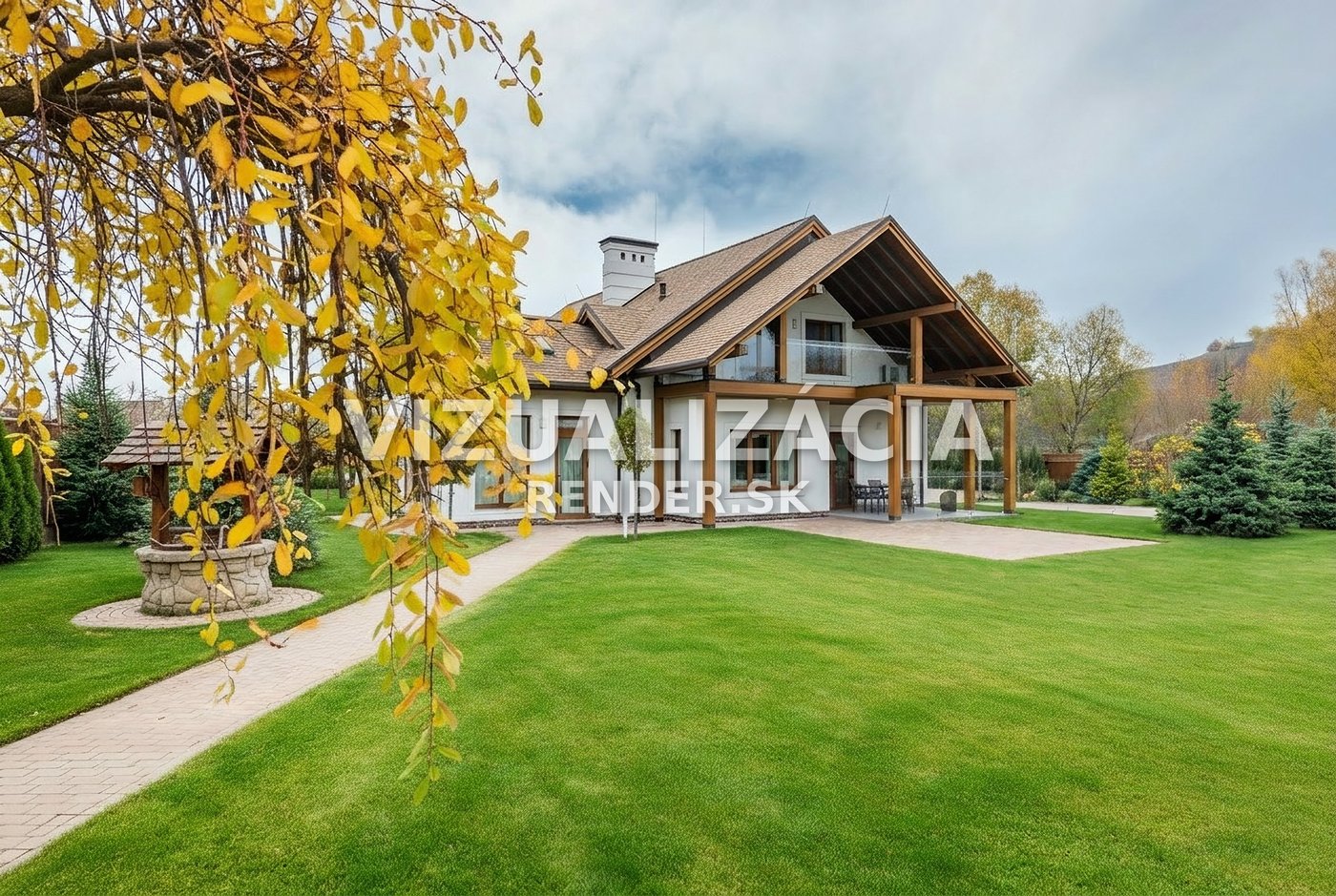After visualization — Family house